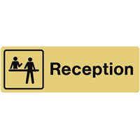 Guldanodiserad skylt: Reception