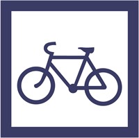 fritidsskylt cykel