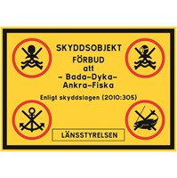 Skyddsobjektskylt: 2.7 Länsstyrelsen