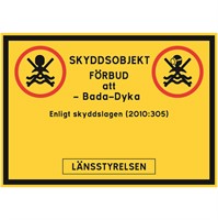 Skyddsobjektskylt: 2.8 Länsstyrelsen