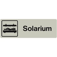 Naturanodiserad skylt: Solarium