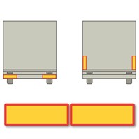 Transportskylt för lastbil