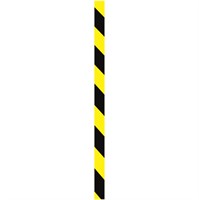 Efterlysande/fluorescerande varningslist (vänster)