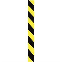 Efterlysande/fluorescerande varningslist (vänster), 100x990mm