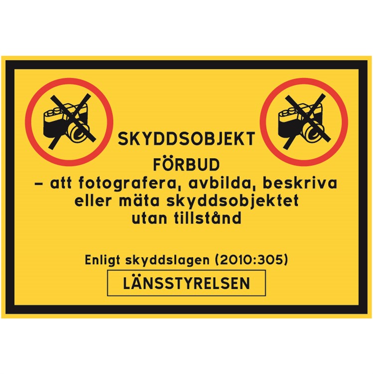 Skyddsobjektskylt: 2.5 Länsstyrelsen