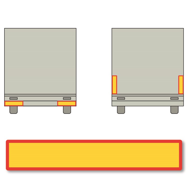 Transportskylt för släpvagn eller last
